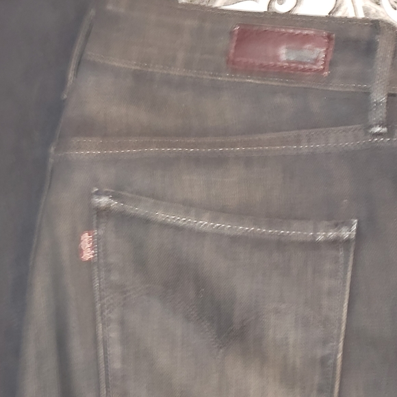 Levis Demi Curve Midrise Blue Black  Fade Jeans 27 x 31 - Picture 6 of 7